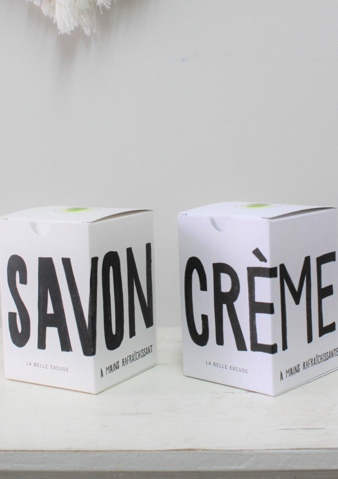 Savon et crème hydratante à l’huile d’olive